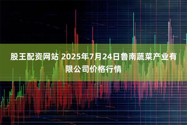 股王配资网站 2025年7月24日鲁南蔬菜产业有限公司价格行情